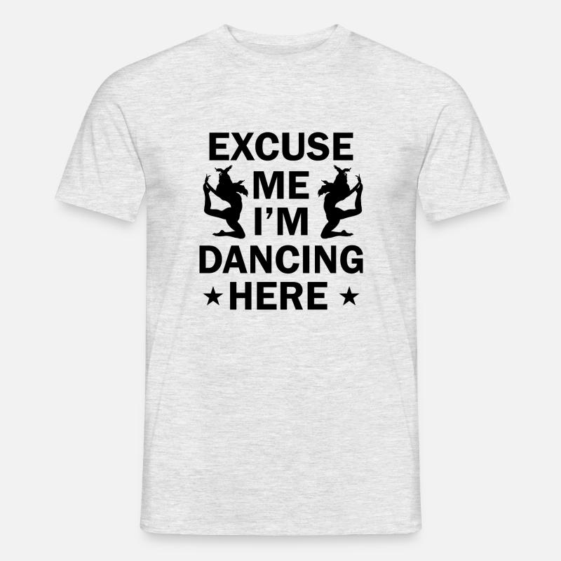 Dancing Dance Music - Männer T-Shirt - Grau meliert