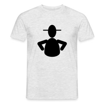 Sergeant - Männer T-Shirt - Grau meliert - Vorne - AI Model Male 178 dark (178cm)