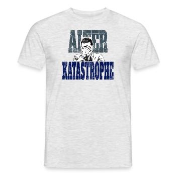 Alter Katastrophe für graue Shirts - Männer T-Shirt - Grau meliert - Vorne - AI Model Male 178 dark (178cm)