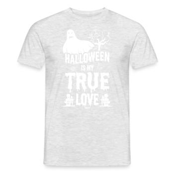 Ghost Costume Halloween Party Ghost - T-shirt homme - gris chiné - Devant - AI Model Male 178 dark (178cm)