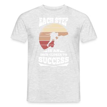 Motivation motivieren Karriere Positiv Geschenk - Männer T-Shirt - Grau meliert - Vorne - AI Model Male 178 dark (178cm)