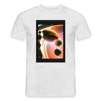Screenshot 20230607 153833 PixeLeap - Männer T-Shirt - Grau meliert - Vorne - AI Model Male 178 dark (178cm)
