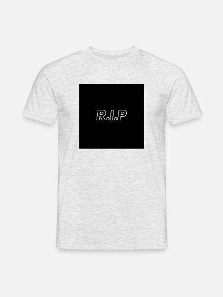 Rip schwarz - Männer T-Shirt - Grau meliert