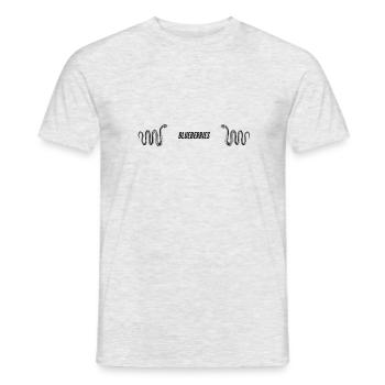 Snakeprint - Männer T-Shirt - Grau meliert - Vorne - AI Model Male 178 dark (178cm)