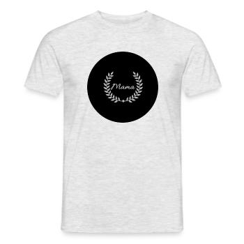 Mama - Männer T-Shirt - Grau meliert - Vorne - AI Model Male 178 dark (178cm)