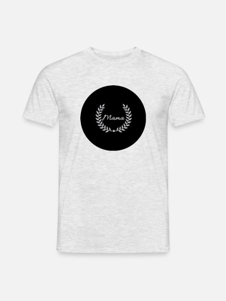 Mama - Männer T-Shirt - Grau meliert