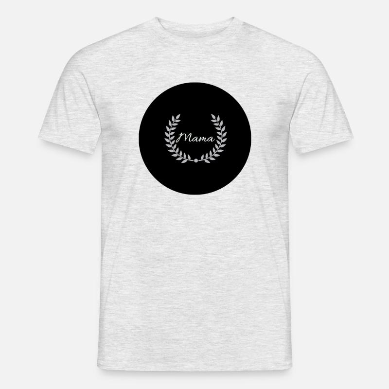 Mama - Männer T-Shirt - Grau meliert