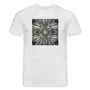 mirroir cassé - T-shirt homme - gris chiné - Devant - AI Model Male 178 dark (178cm)