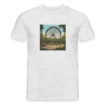 Forgotten Fairground - Men's T-Shirt - heather grey - Front - AI Model Male 178 dark (178cm)