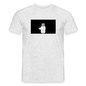 L’ WOW pour votre favori - T-shirt homme - gris chiné - Devant - AI Model Male 178 dark (178cm)