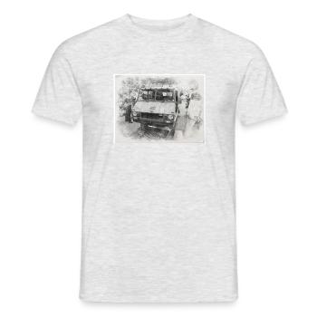 Pinzgauer - Men's T-Shirt - heather grey - Front - AI Model Male 178 dark (178cm)