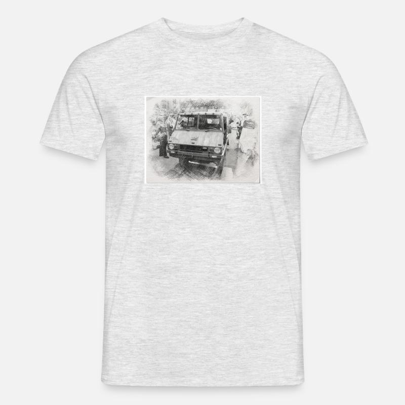 Pinzgauer - Männer T-Shirt - Grau meliert