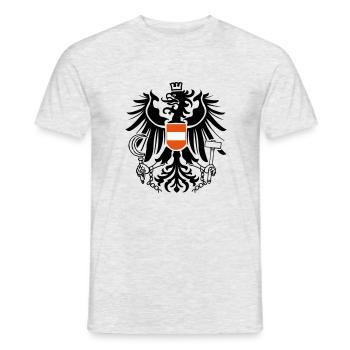 adlerösterreich - Men's T-Shirt - heather grey - Front - AI Model Male 178 dark (178cm)