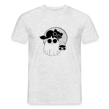 Aigre-doux ou aigre - T-shirt homme - gris chiné - Devant - AI Model Male 178 dark (178cm)