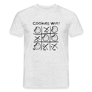 Boardgame Chess Backgammon Game Night - Men's T-Shirt - heather grey - Front - AI Model Male 178 dark (178cm)