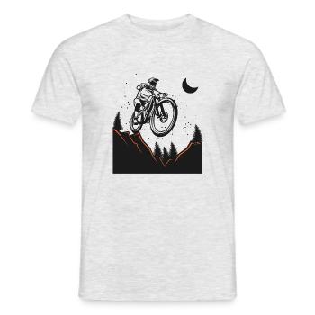 Triathlon Swim Bike Run Marathon - Männer T-Shirt - Grau meliert - Vorne - AI Model Male 178 dark (178cm)
