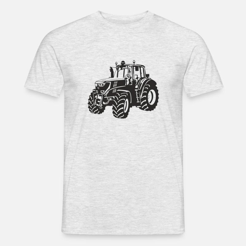 Traktor - Männer T-Shirt - Grau meliert