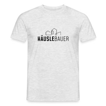Häuslebauer - Männer T-Shirt - Grau meliert - Vorne - AI Model Male 178 dark (178cm)