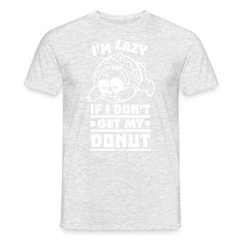 Donut - Männer T-Shirt - Grau meliert - Vorne - AI Model Male 178 dark (178cm)