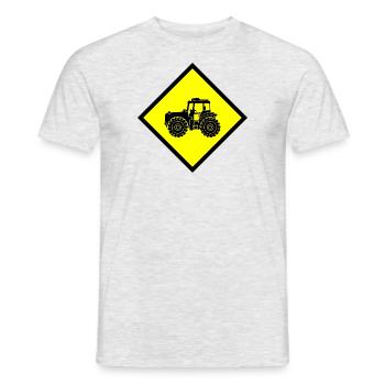 TRACTOR SHIELD BOER - Heren T-shirt - grijs gemêleerd - Voor - AI Model Male 178 dark (178cm)