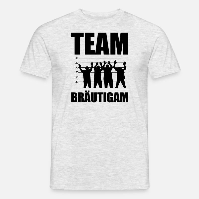 Junggesellenabschied Junggesellinnenabschied - Männer T-Shirt - Grau meliert
