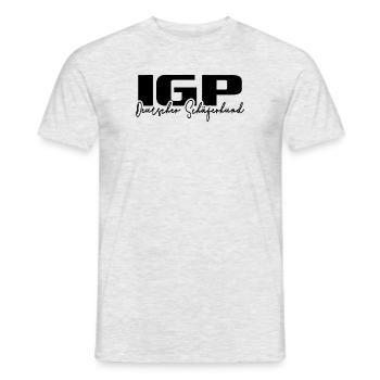IGP GERMAN SHEPHERD Wilsign's dog sport - Men's T-Shirt - heather grey - Front - AI Model Male 178 dark (178cm)