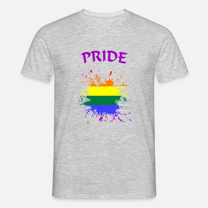 Pride - Männer T-Shirt - Grau meliert