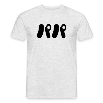 Japanese Papa パパ | Nihongo Language - Men's T-Shirt - heather grey - Front - AI Model Male 178 dark (178cm)