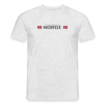 Norvège Drapeau Norvège Scandinavie - T-shirt homme - gris chiné - Devant - AI Model Male 178 dark (178cm)