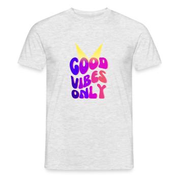 ONLY - T-shirt homme - gris chiné - Devant - AI Model Male 178 dark (178cm)