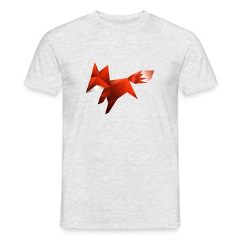 petit écaille - T-shirt homme - gris chiné - Devant - AI Model Male 178 dark (178cm)