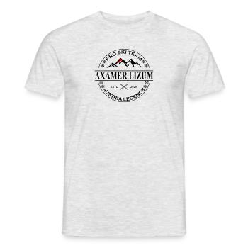 Ski Team Österreich Axamer Lizum Winter bl - Männer T-Shirt - Grau meliert - Vorne - AI Model Male 178 dark (178cm)