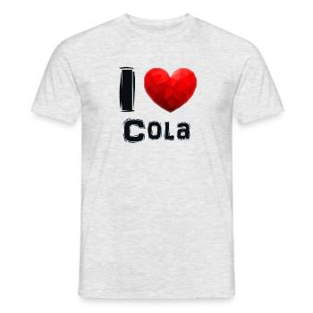 J'aime COLA - T-shirt homme - gris chiné - Devant - AI Model Male 178 dark (178cm)