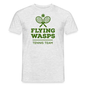 Tennis Team RetroVintage - Männer T-Shirt - Grau meliert - Vorne - AI Model Male 178 dark (178cm)