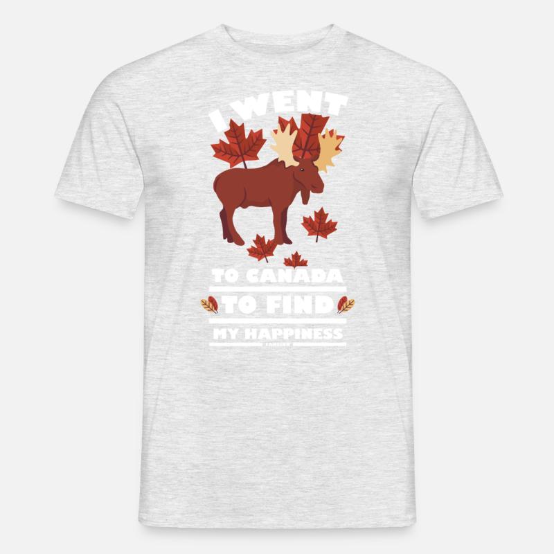 Canada - Männer T-Shirt - Grau meliert
