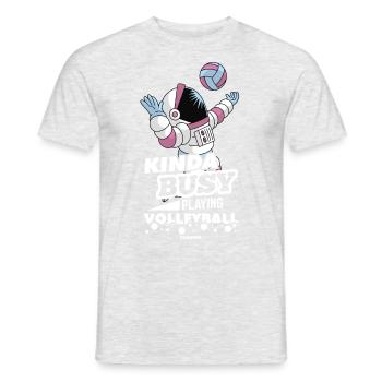 Volley-ball - T-shirt homme - gris chiné - Devant - AI Model Male 178 dark (178cm)