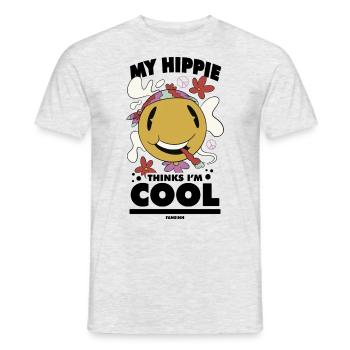 Drôle de hippie - T-shirt homme - gris chiné - Devant - AI Model Male 178 dark (178cm)