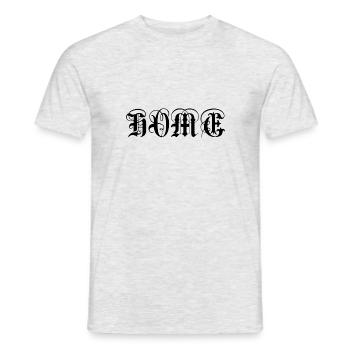 Home - Männer T-Shirt - Grau meliert - Vorne - AI Model Male 178 dark (178cm)