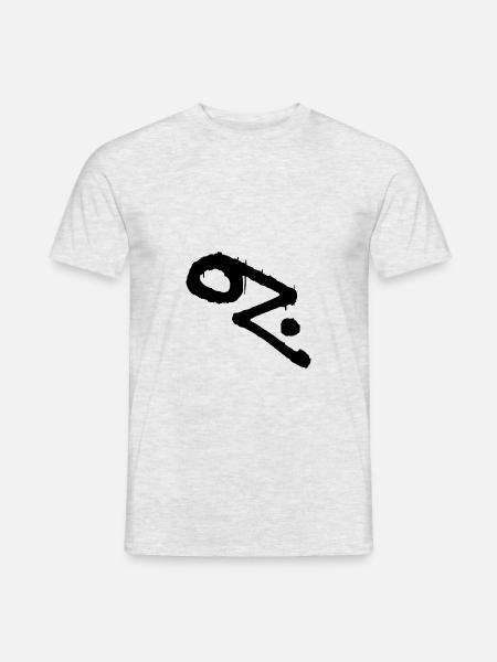 OZ Graffiti Sprayer Logo Hamburg (schwarz) - Männer T-Shirt - Grau meliert
