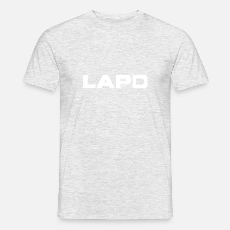 LAPD - Männer T-Shirt - Grau meliert