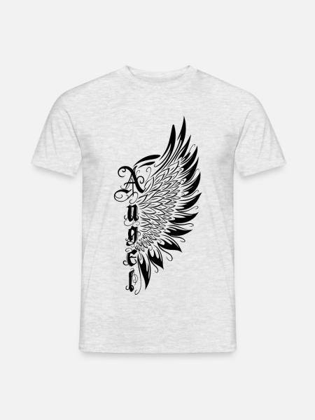 Wing Angel Wing Angel - Men's T-Shirt - heather grey