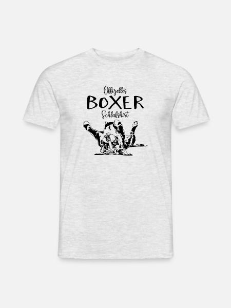 Boxer Officiel Chemise de Couchage Chien Wilsigns - T-shirt homme - gris chiné