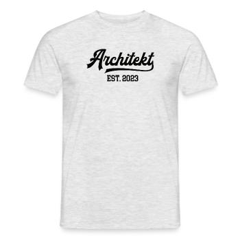 Architekt 2023 Architektur Studium Student MA - Männer T-Shirt - Grau meliert - Vorne - AI Model Male 178 dark (178cm)