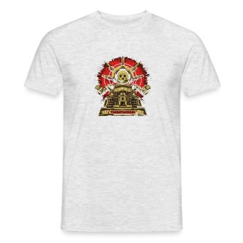 tchernobyl atome 2 - T-shirt homme - gris chiné - Devant - AI Model Male 178 dark (178cm)