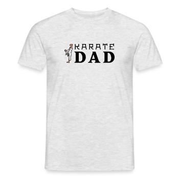 Karate Dad - Men's T-Shirt - heather grey - Front - AI Model Male 178 dark (178cm)