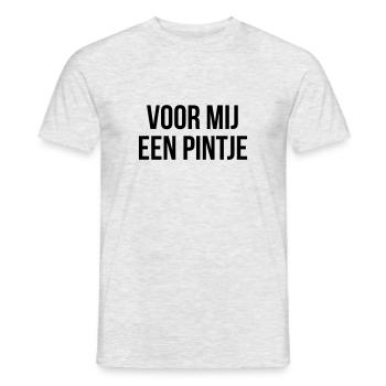 Ein Pint für mich - Männer T-Shirt - Grau meliert - Vorne - AI Model Male 178 dark (178cm)