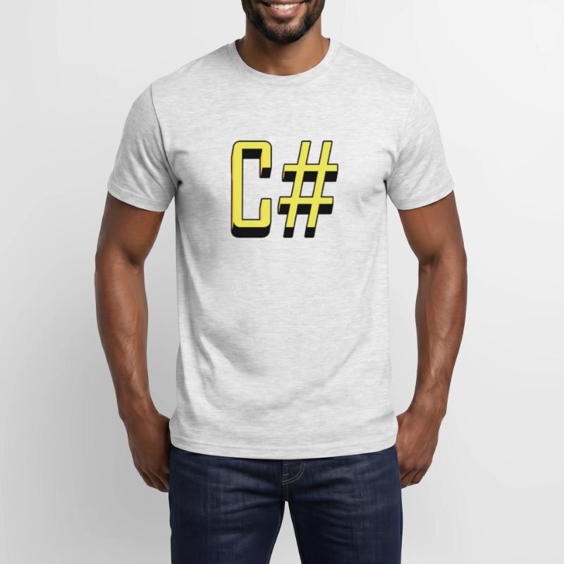 Programming Languages: C# / C sharp (Classic) Men’s T-shirt