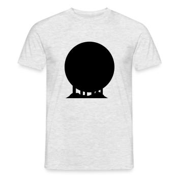 japan_gate_02 - Männer T-Shirt - Grau meliert - Vorne - AI Model Male 178 dark (178cm)