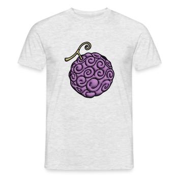 o p Frucht - Männer T-Shirt - Grau meliert - Vorne - AI Model Male 178 dark (178cm)