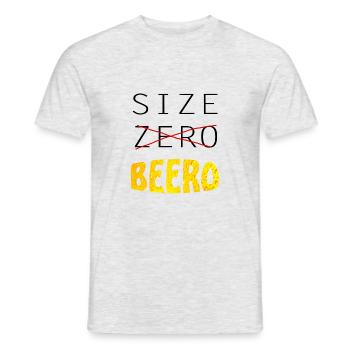 Saufen Spruch Geschenk Party Bier - Männer T-Shirt - Grau meliert - Vorne - AI Model Male 178 dark (178cm)